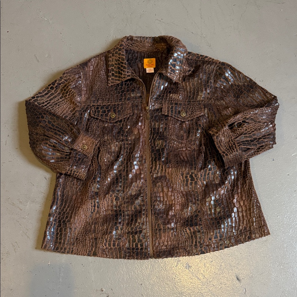 Vintage alligator skin jacket